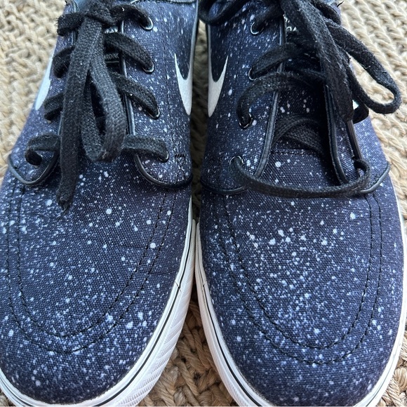 Nike Sb Zoom Stefan Janoski “Splatter” Black Ivory 375361-012 Men’s Size 8.5 - Picture 2 of 11